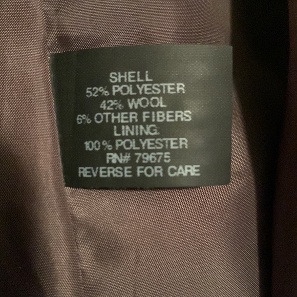 Michael Kors WOOL long pea coat XS wrap - Picture 6 of 9